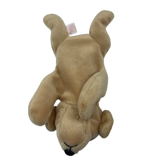 Ty Beanie Baby Fetch Dog Plush 1997 Retired Collectible Soft Tan Polyester 8" - Picture 3 of 5